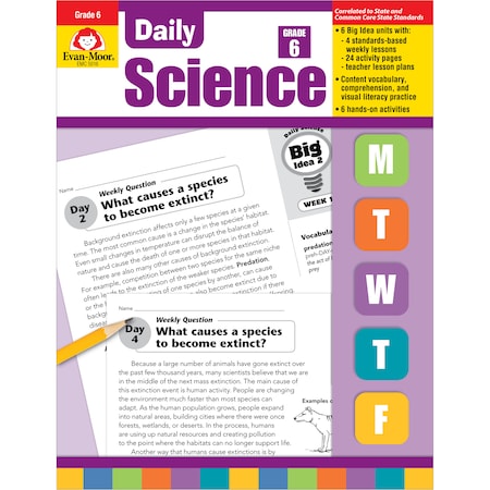 Evan-Moor Evan-Moor Daily Science Book, Grade 6+ 5016
